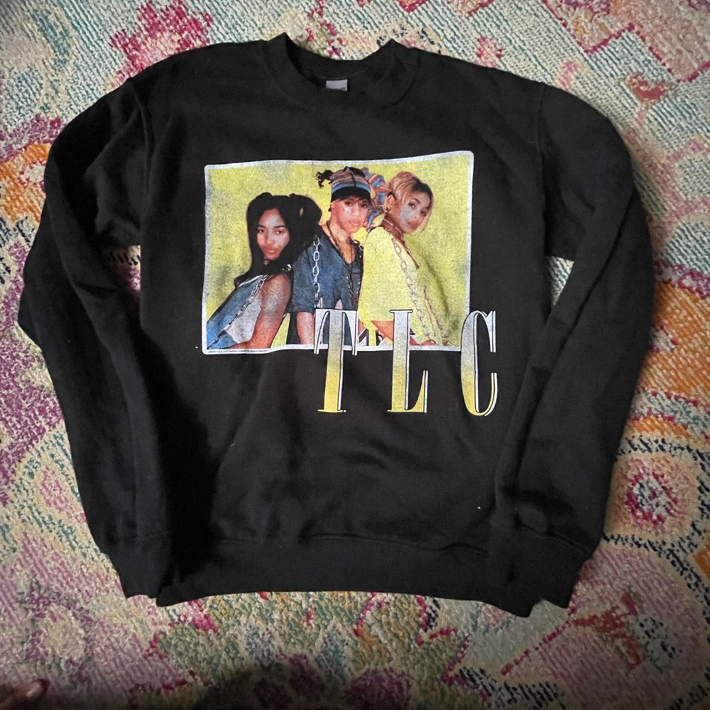 TLC t-shirt and sweatshirt